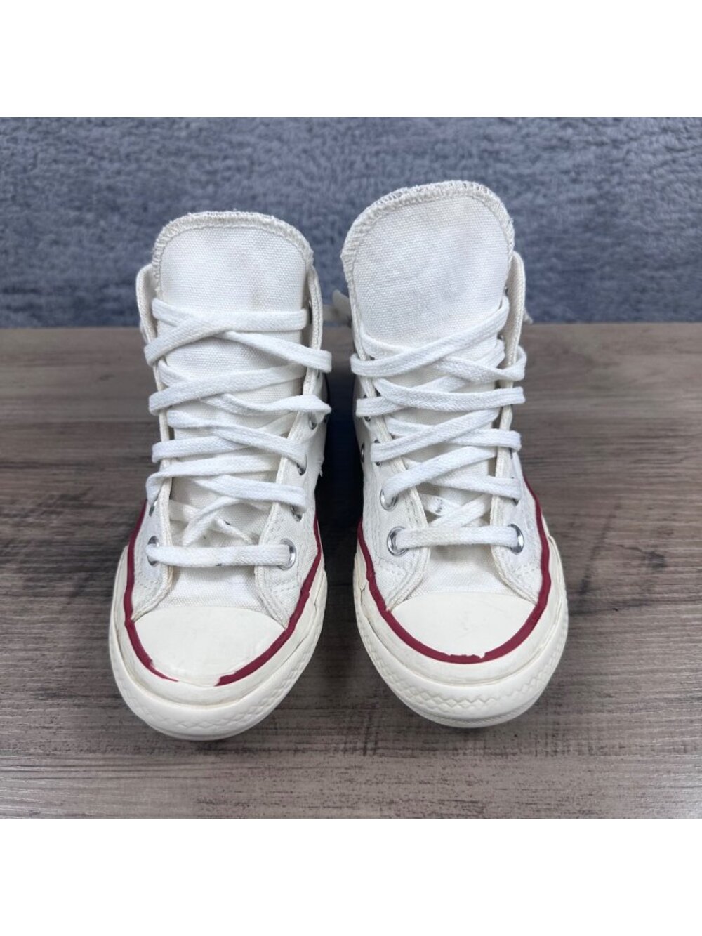Converse Chuck Taylor All Star White Youth High-Top Sneakers US 12 Canvas Rubber